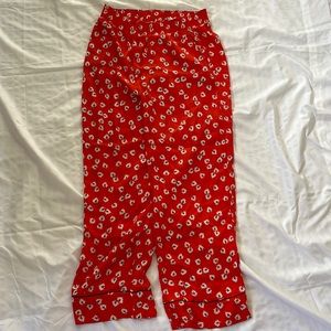 Ganni size medium floral pants never worn